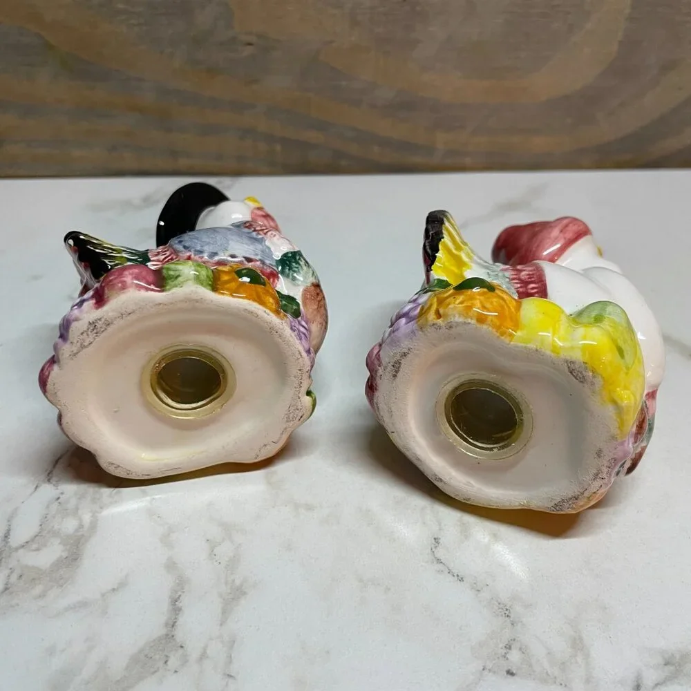 Turkey Couple Salt Pepper Shakers Set